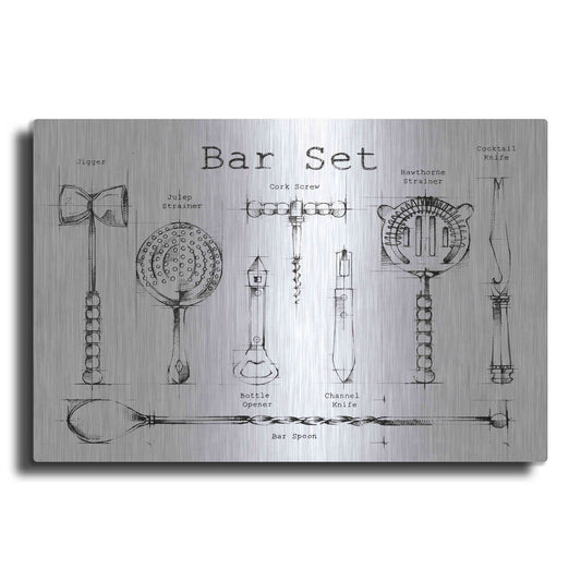 Luxe Metal Art 'Bar Set' by Ethan Harper, Metal Wall Art