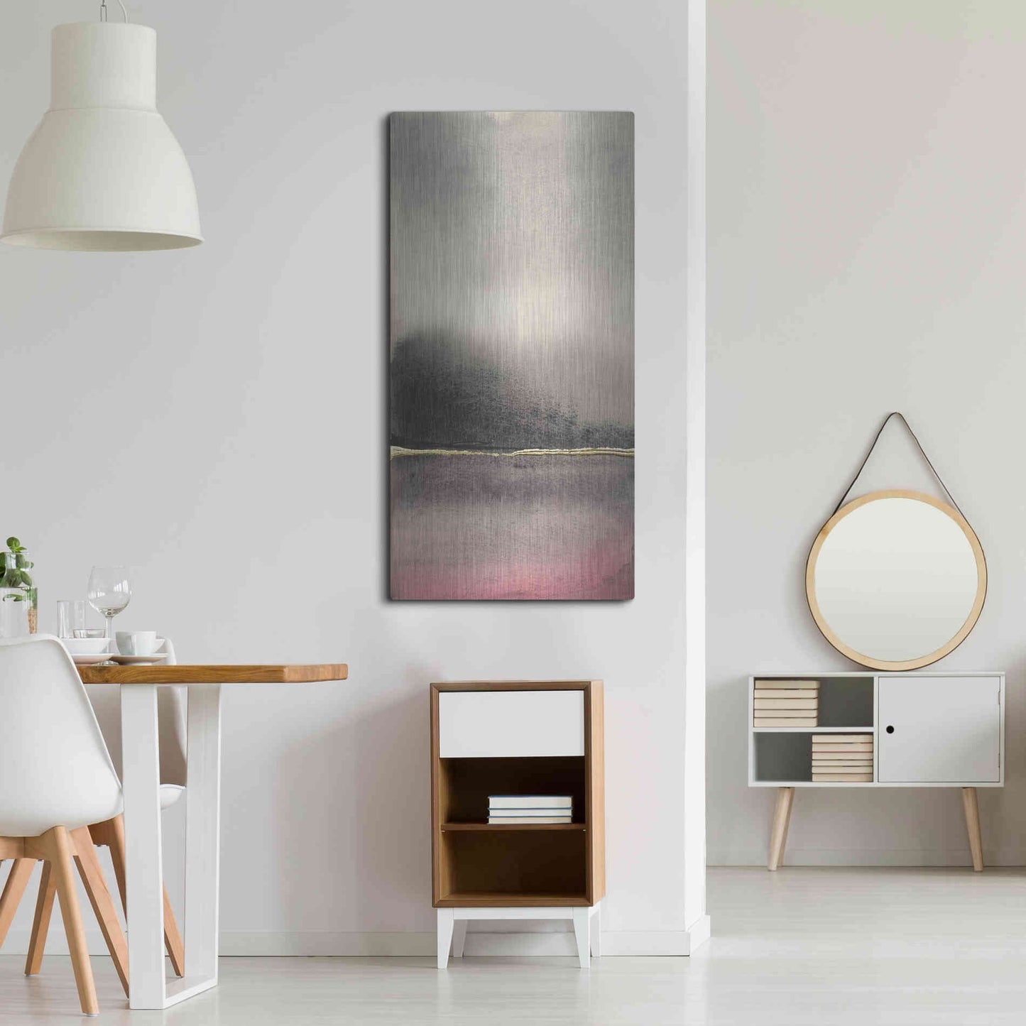 Luxe Metal Art 'After the Storm I' by Chris Paschke, Metal Wall Art,24x48