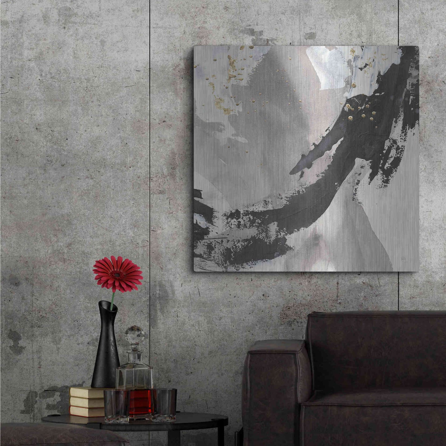 Luxe Metal Art 'Galaxy II' by Chris Paschke, Metal Wall Art,36x36