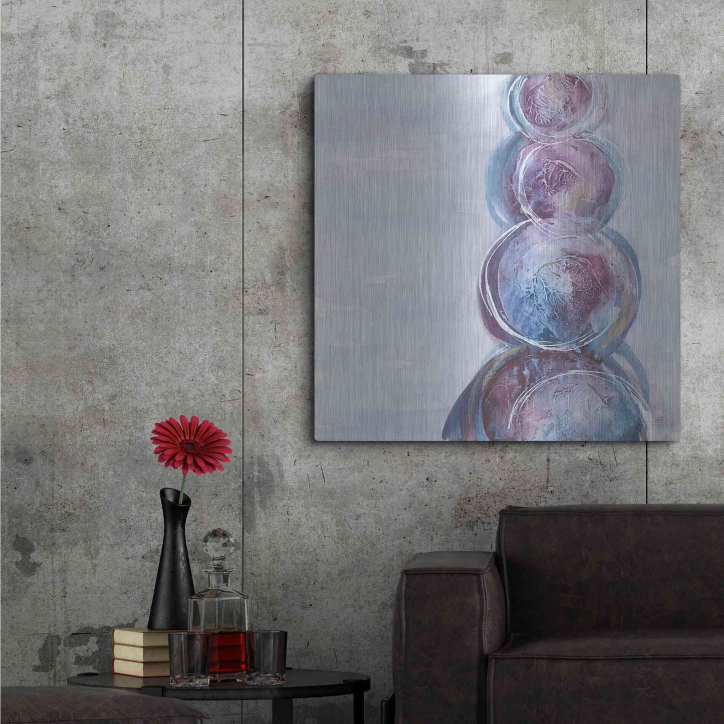 Luxe Metal Art 'Starting Over I' by Chris Paschke, Metal Wall Art,36x36