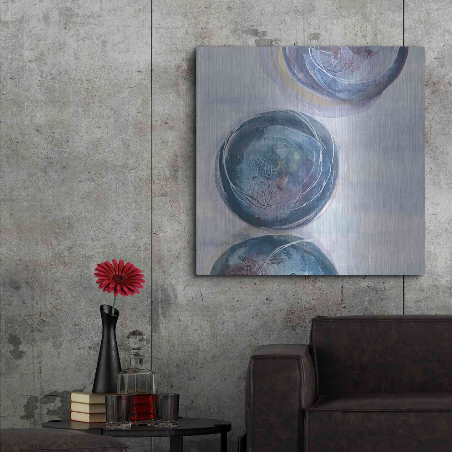 Luxe Metal Art 'Starting Over II' by Chris Paschke, Metal Wall Art,36x36