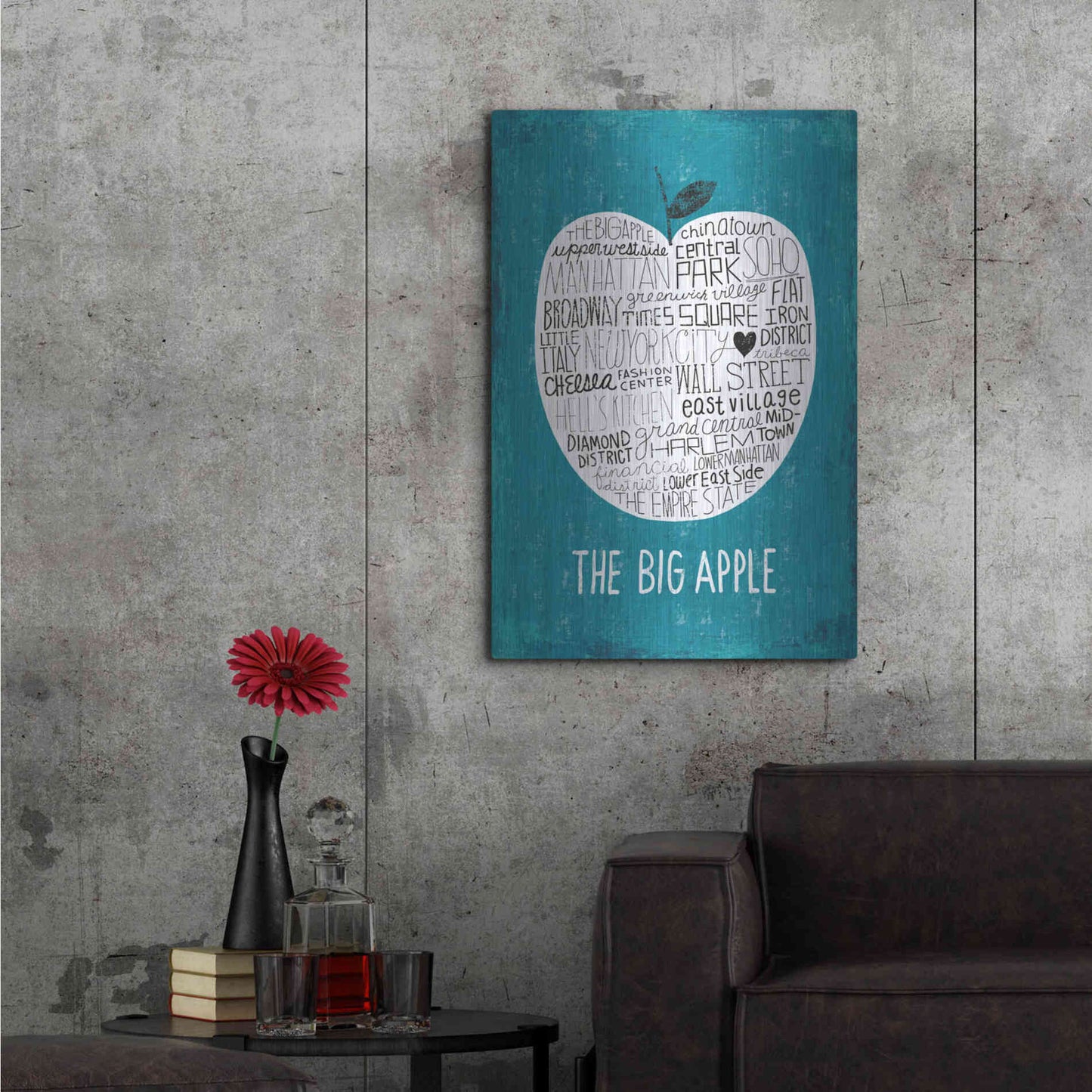 Luxe Metal Art 'Iconic NYC I' by Michael Mullan, Metal Wall Art,24x36