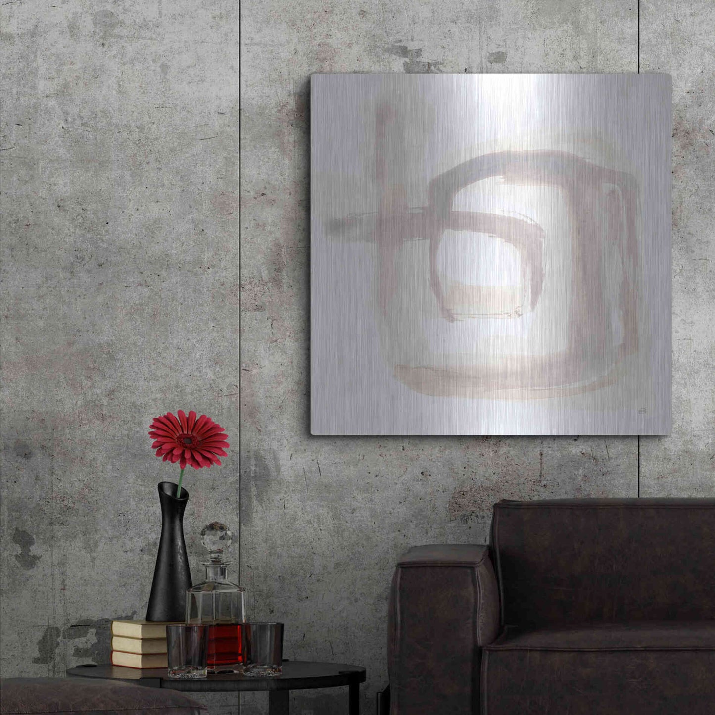 Luxe Metal Art 'Almost There I' by Chris Paschke, Metal Wall Art,36x36