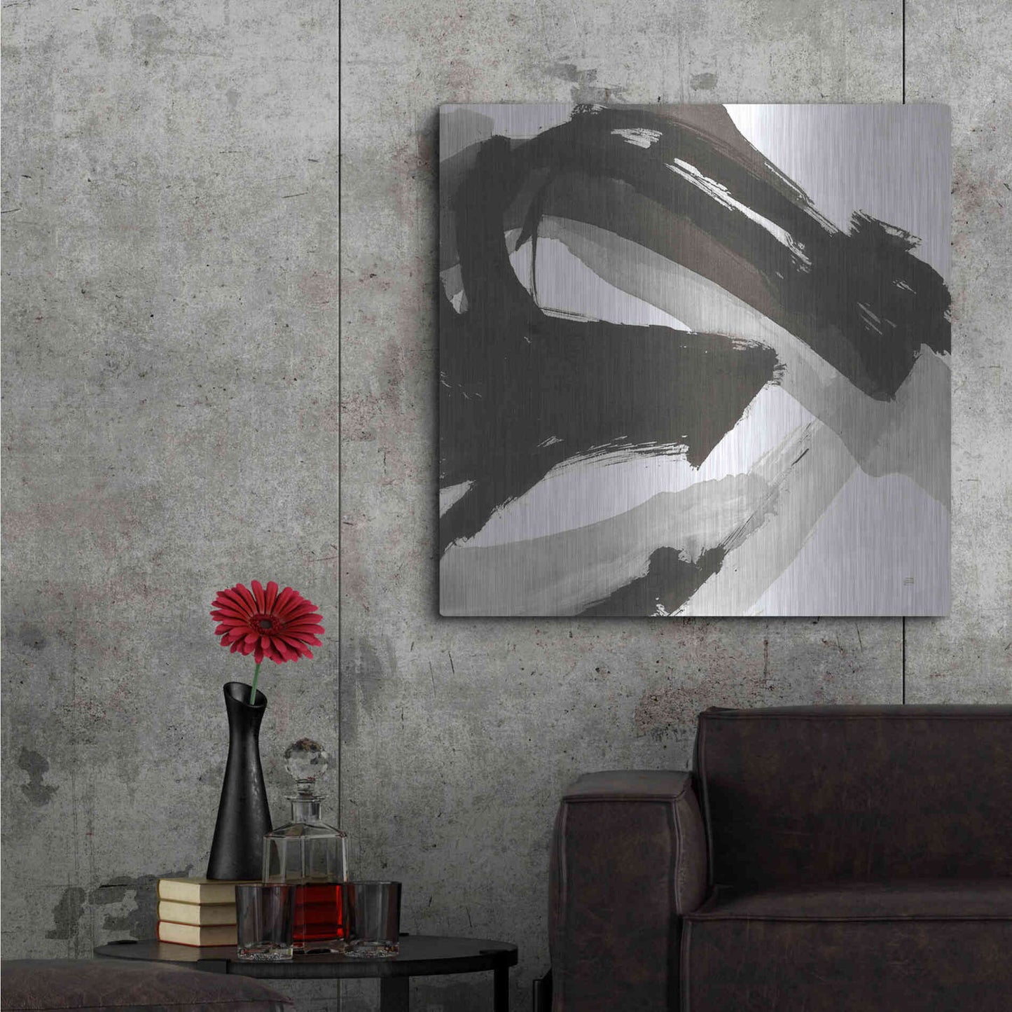 Luxe Metal Art 'Chaos II' by Chris Paschke, Metal Wall Art,36x36