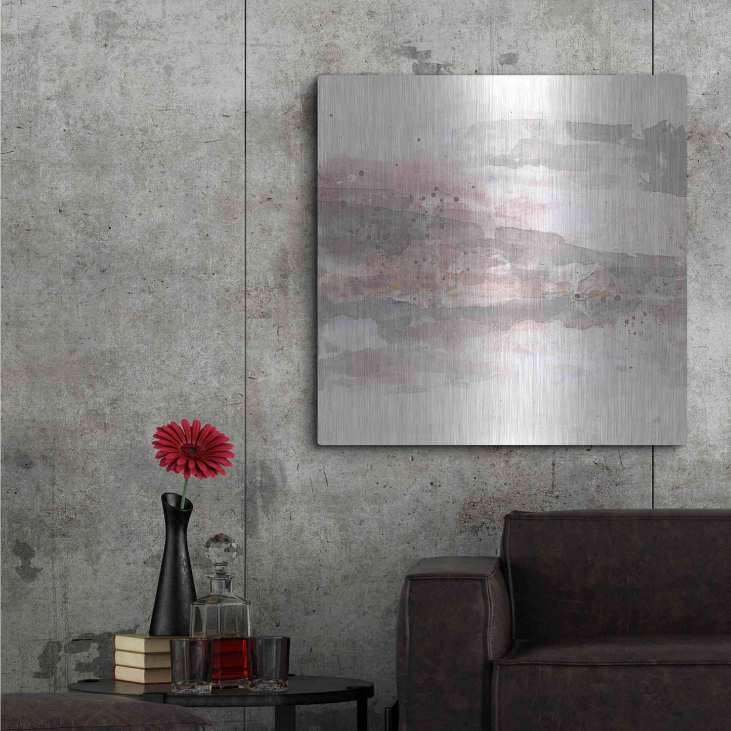 Luxe Metal Art 'Secondary Abstractions VI' by Chris Paschke, Metal Wall Art,36x36