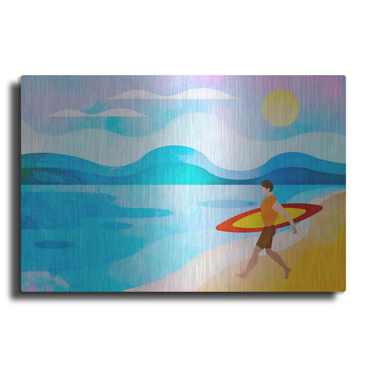 Luxe Metal Art 'Surfers Paradise' by Andrea Haase, Metal Wall At