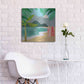 Luxe Metal Art 'Secret Surf Spot' by Andrea Haase, Metal Wall At,24x24