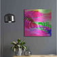 Luxe Metal Art 'Tropical Vibe' by Andrea Haase, Metal Wall At,24x24