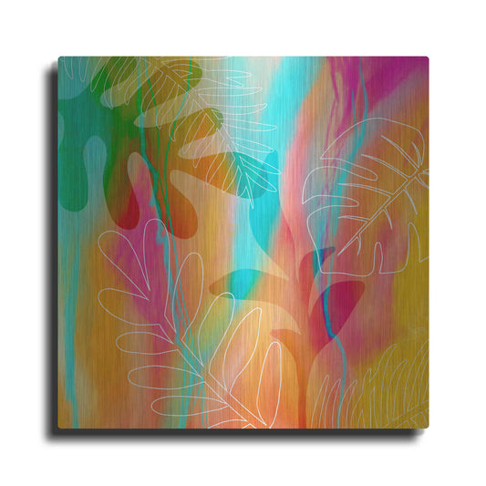 Luxe Metal Art 'Tropical Journey' by Andrea Haase, Metal Wall At