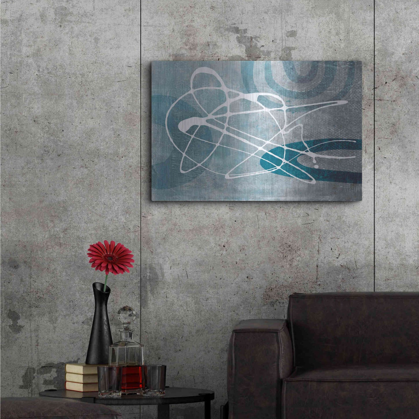 Luxe Metal Art 'Growing Energy' by Andrea Haase, Metal Wall At,36x24