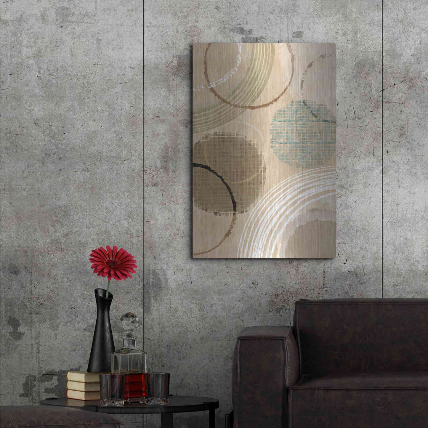Luxe Metal Art 'Woven Baskets II' by Flora Kouta Metal Wall Art,24x36