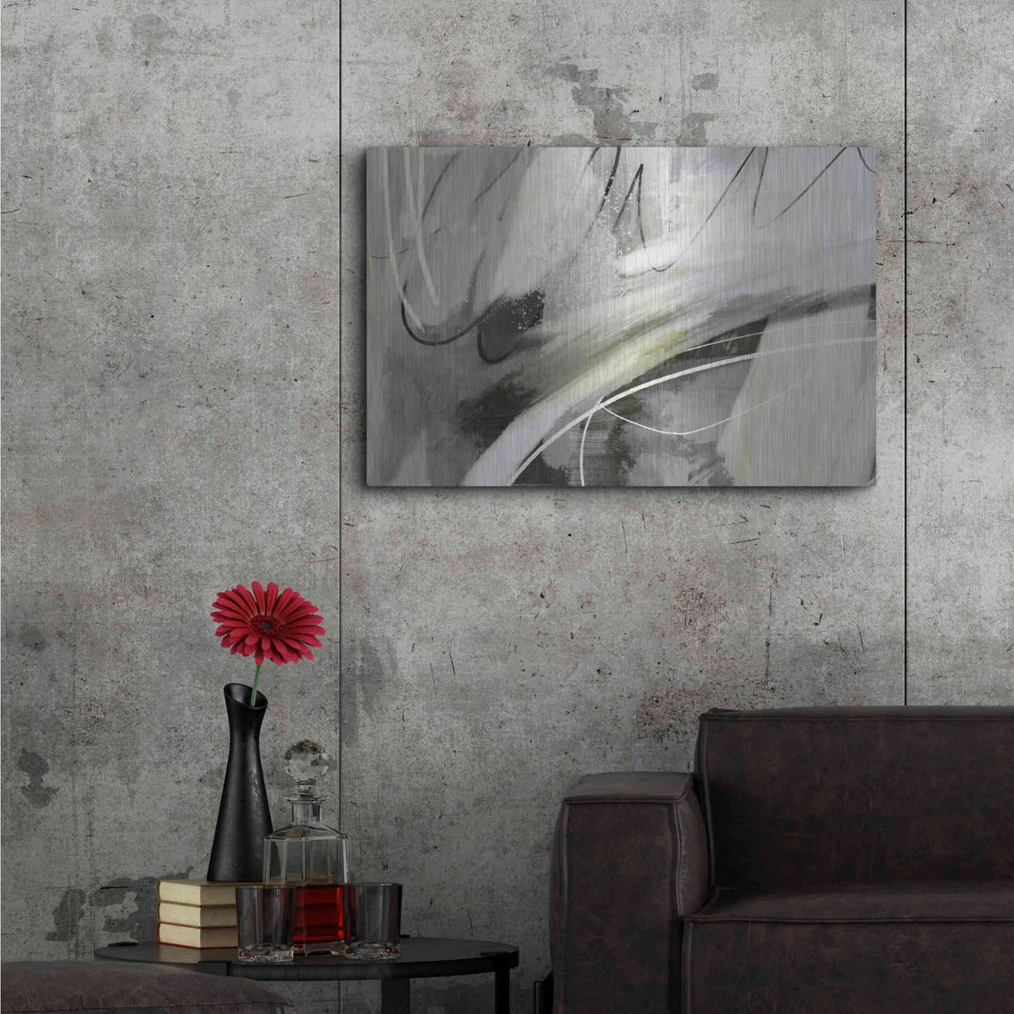 Luxe Metal Art 'Speak To Me' by Delores Naskrent Metal Wall Art,36x24