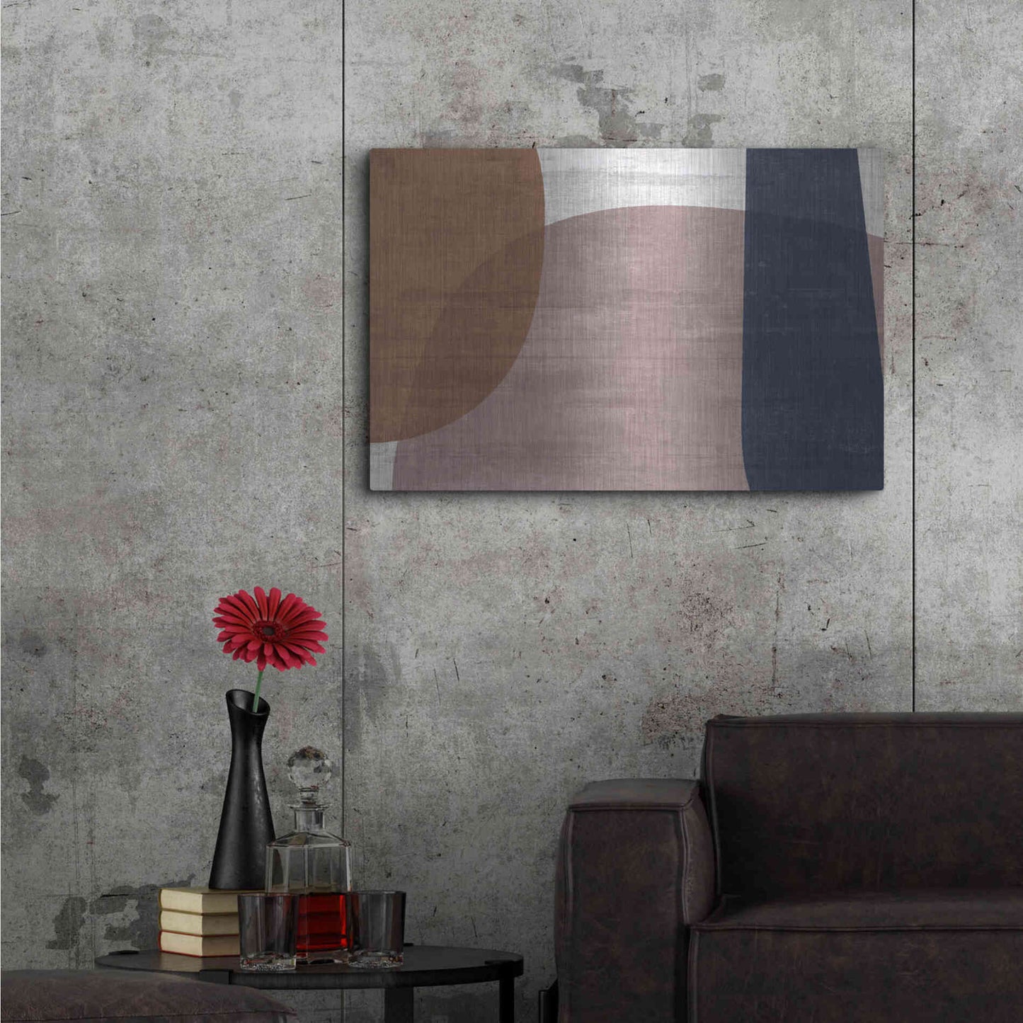 Luxe Metal Art 'Reactive Fuse' by Delores Naskrent Metal Wall Art,36x24