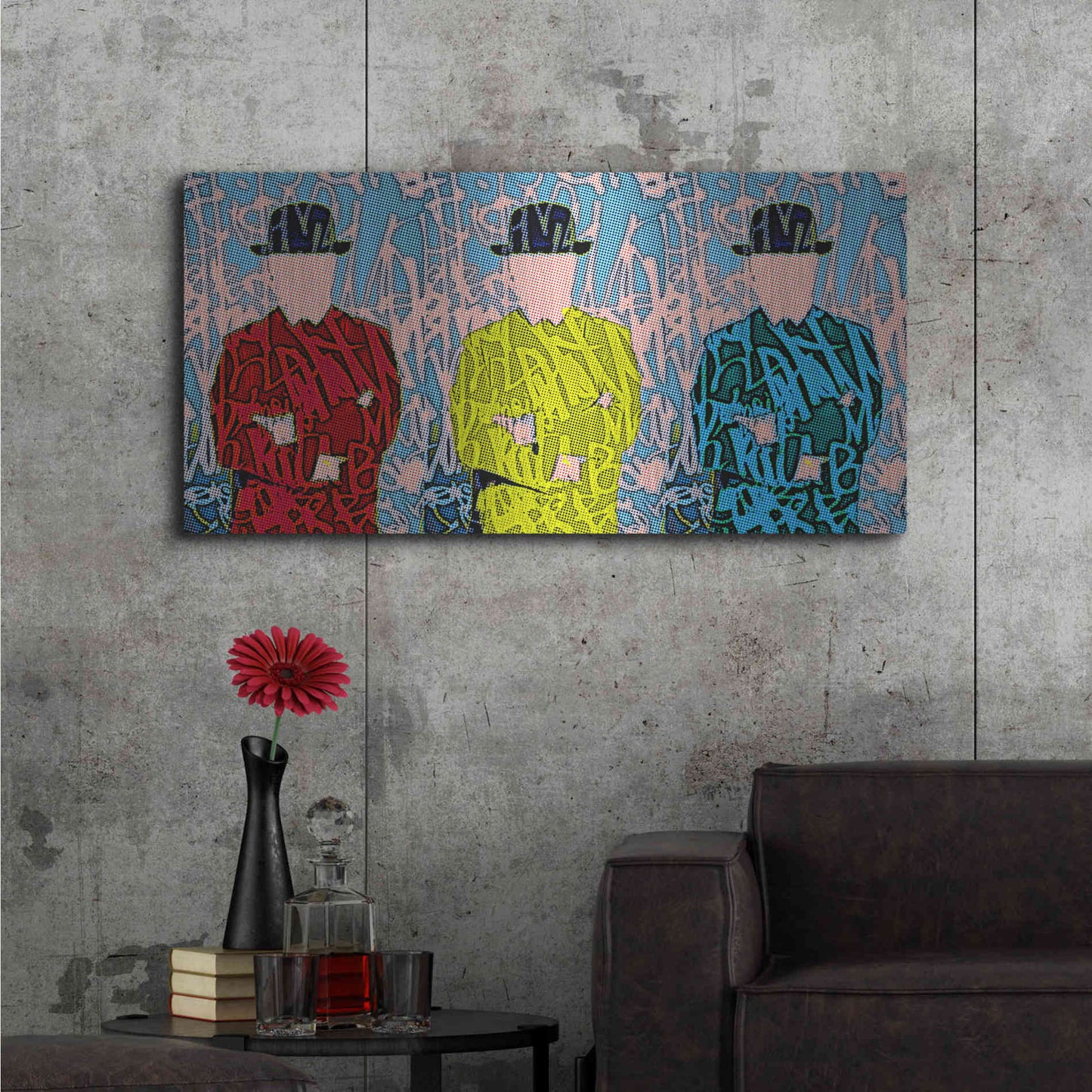 Luxe Metal Art 'Metaphysical Concept 13' by Irena Orlov Metal Wall Art,48x24