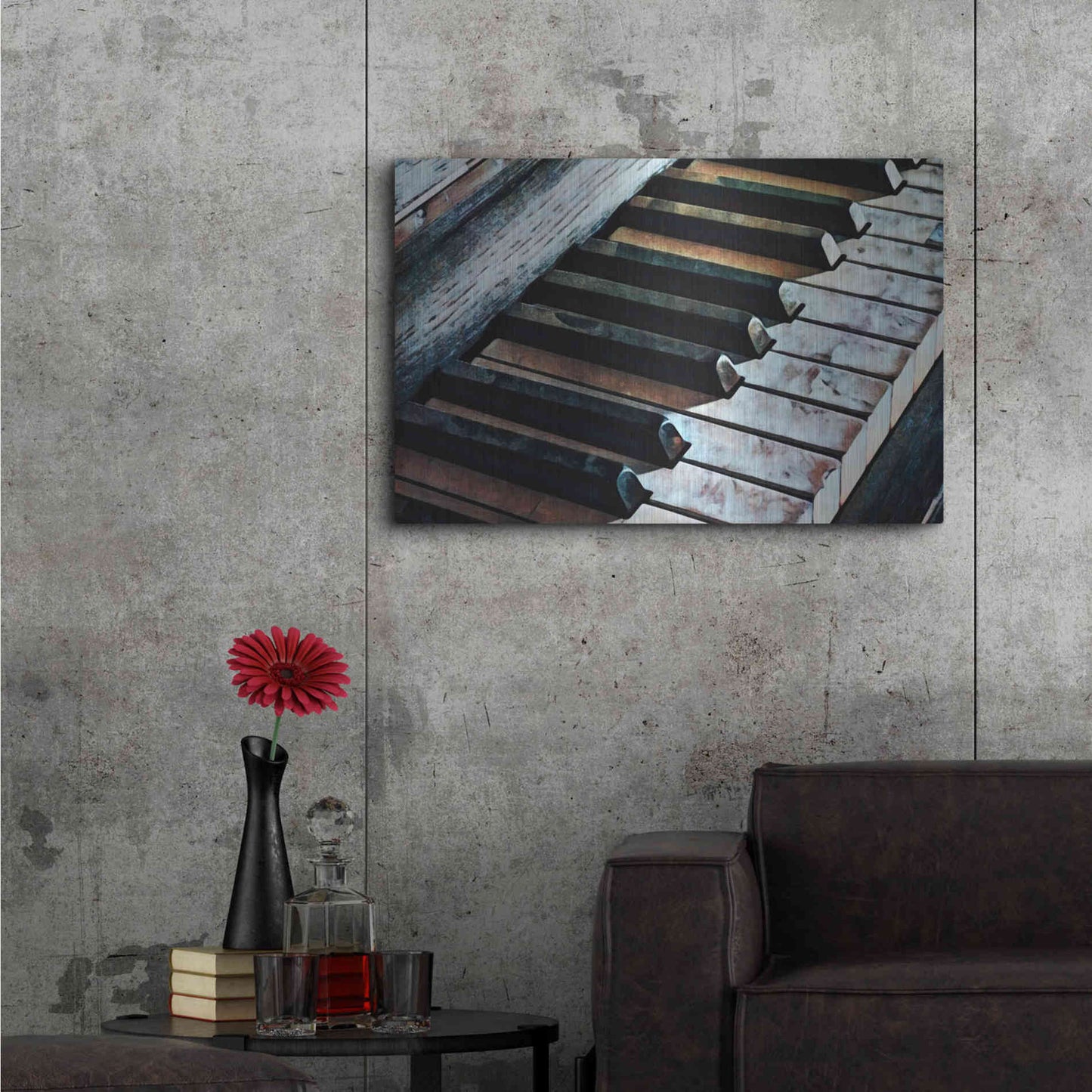 Luxe Metal Art 'Magnified & Musical 1' by Ashley Aldridge Metal Wall Art,36x24