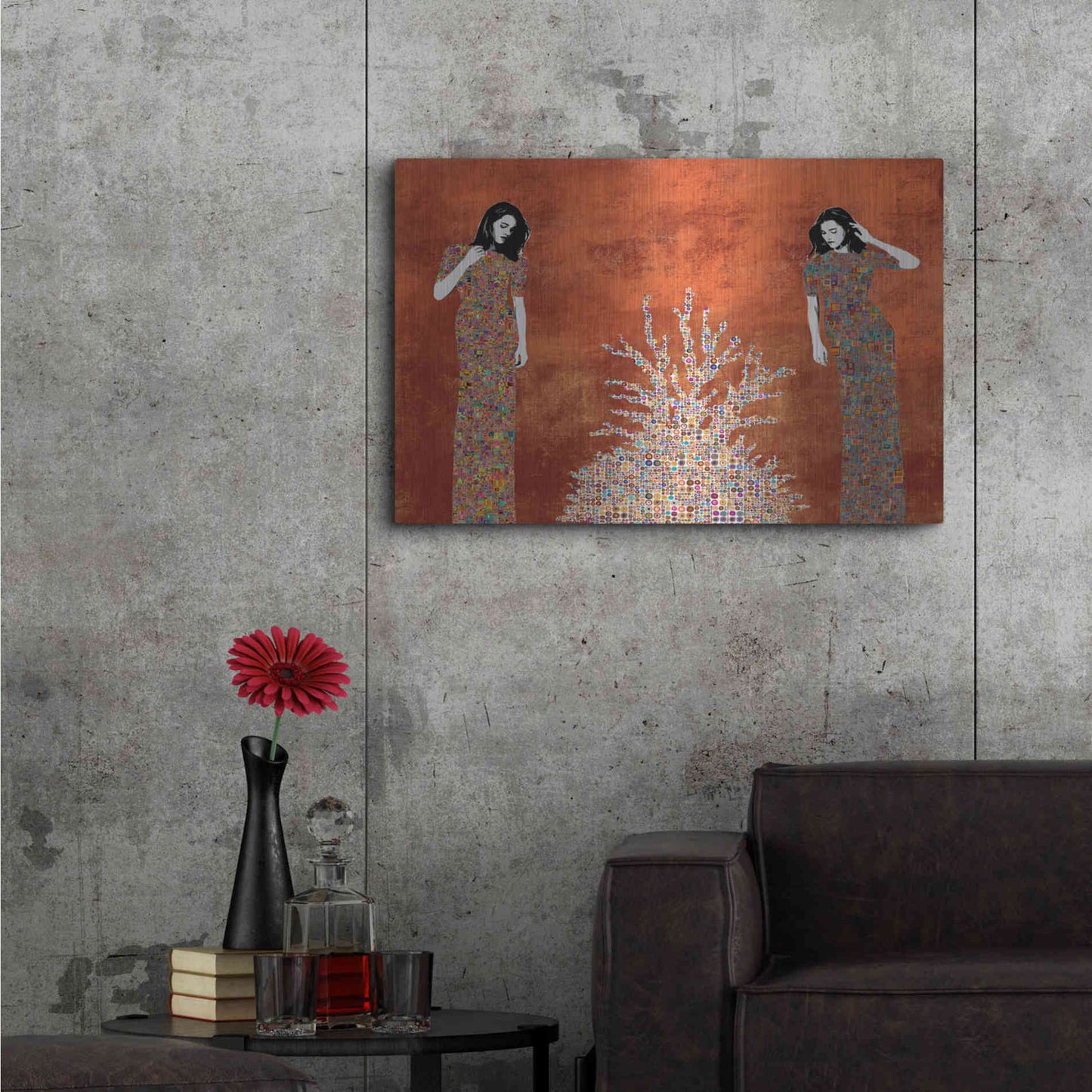 Luxe Metal Art 'La Fuente by Jose Cacho Metal Wall Art,36x24