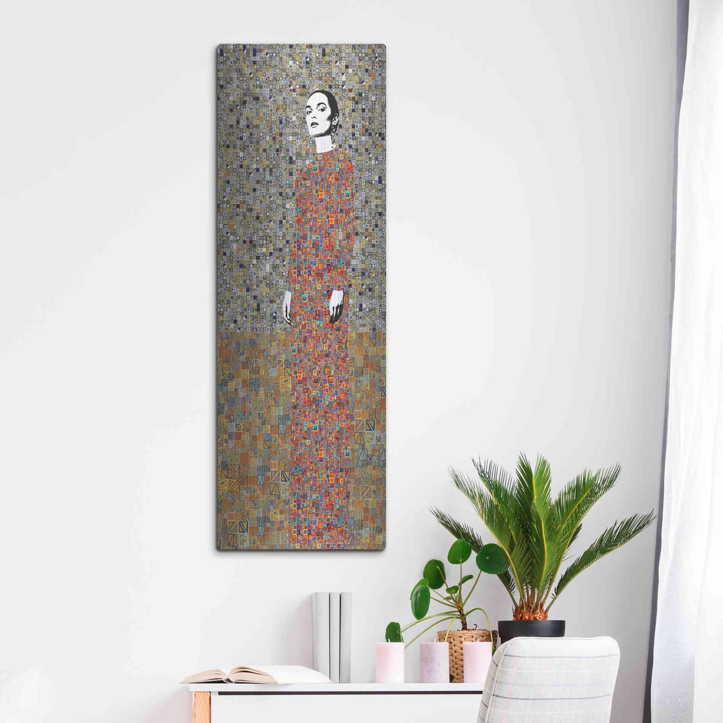 Luxe Metal Art 'La Liveracion del Pasado by Jose Cacho Metal Wall Art,16x48