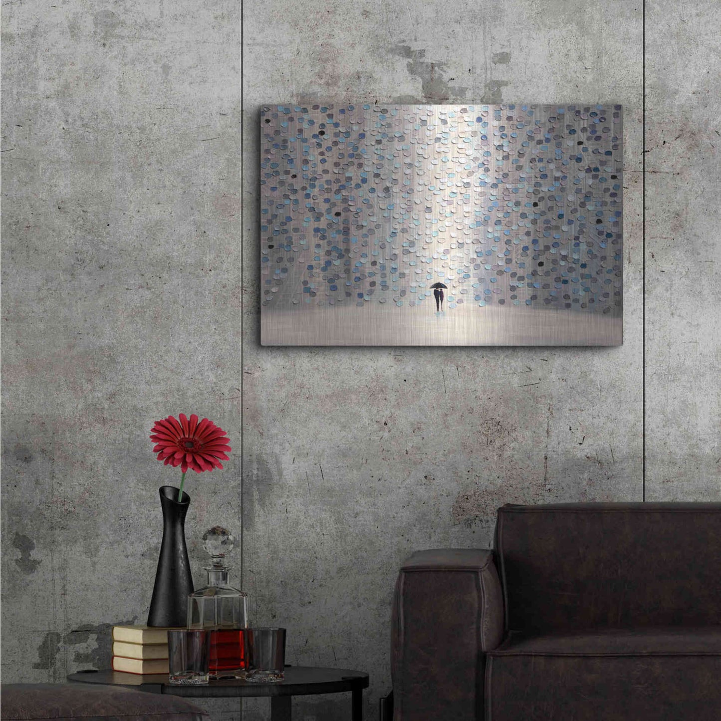 Luxe Metal Art 'Together' by Ekaterina Ermilkina Metal Wall Art,36x24