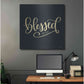 Luxe Metal Art 'Blessed By God' by Imperfect Dust, Metal Wall Art,36x36