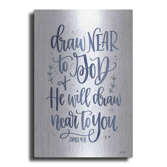 Luxe Metal Art 'Draw Near to God' by Imperfect Dust, Metal Wall Art