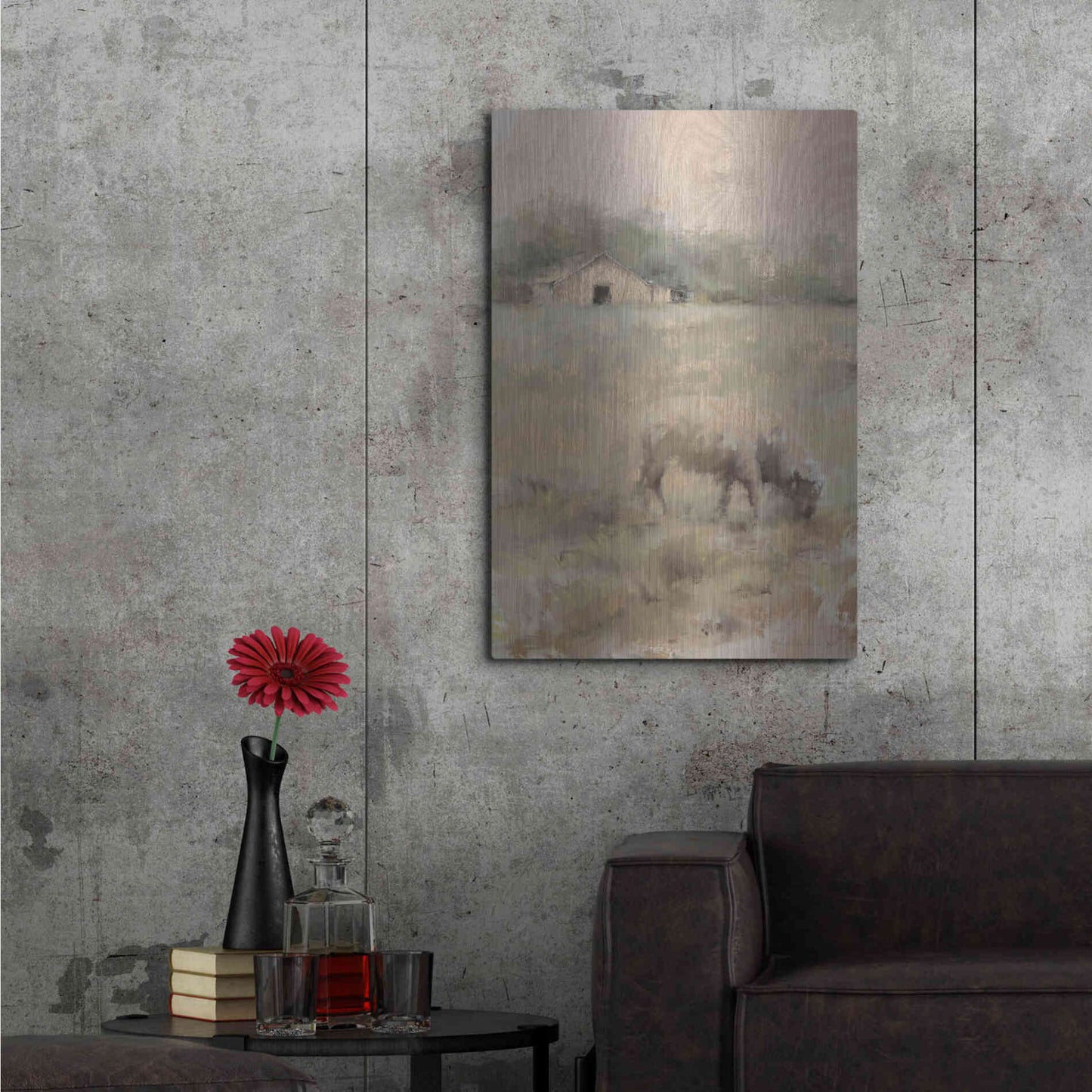 Luxe Metal Art 'The Front Pasture' by Kamdon Kreations, Metal Wall Art,24x36