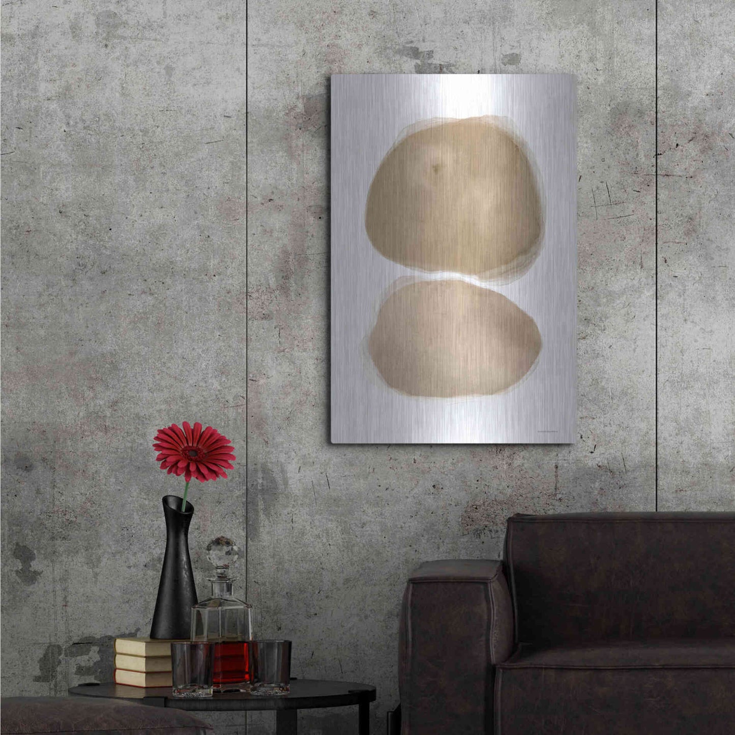 Luxe Metal Art 'The Eye of the Beholder' by Kamdon Kreations, Metal Wall Art,24x36