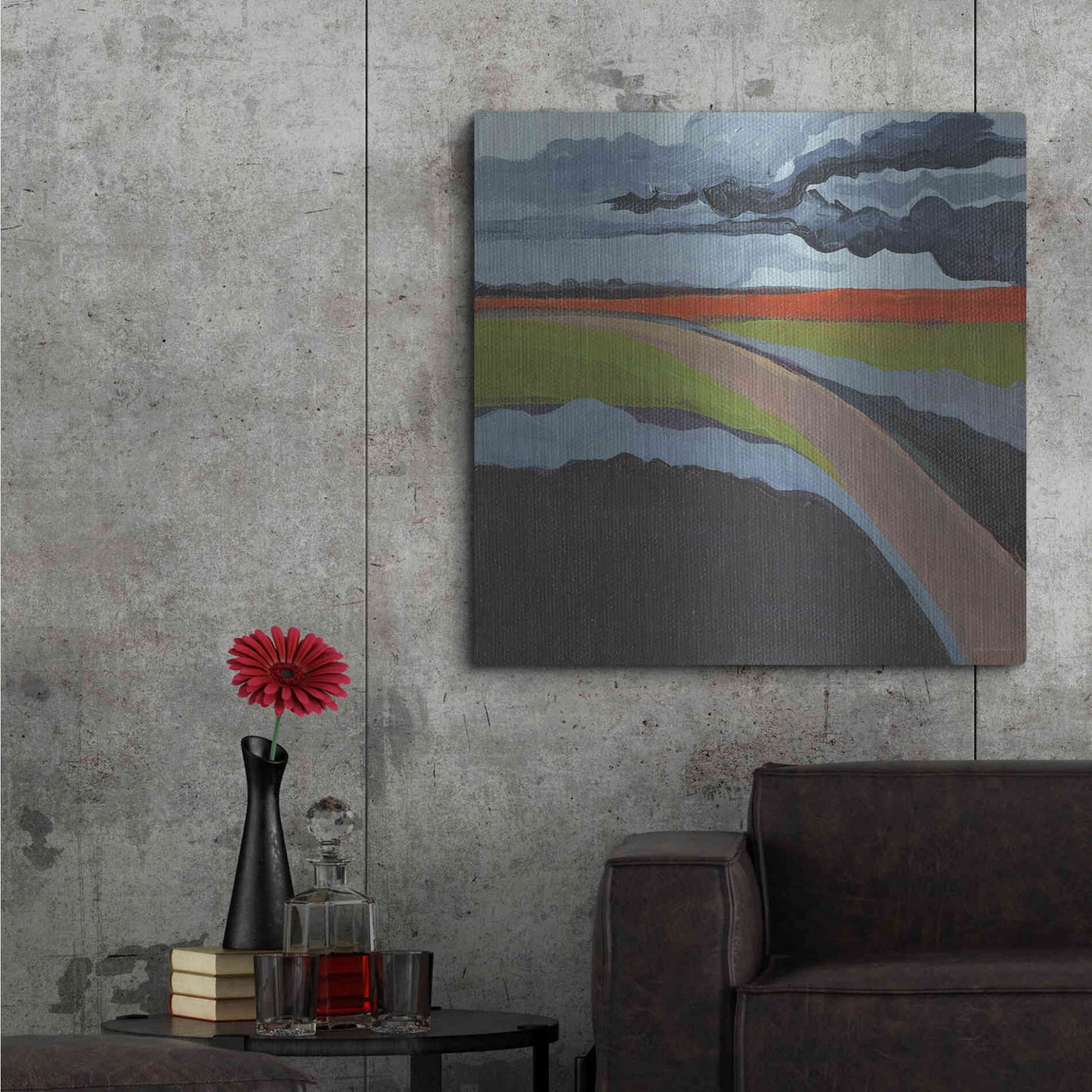 Luxe Metal Art 'To the Left' by Kamdon Kreations, Metal Wall Art,36x36