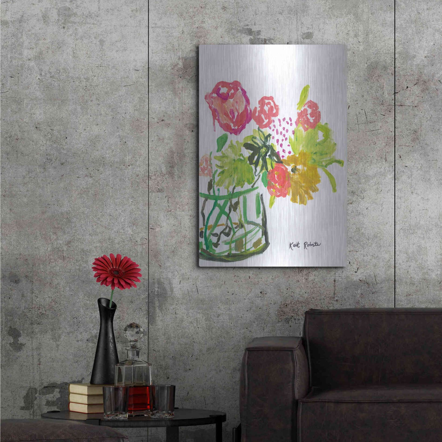 Luxe Metal Art 'Once Upon a Dream' by Kait Roberts, Metal Wall Art,24x36