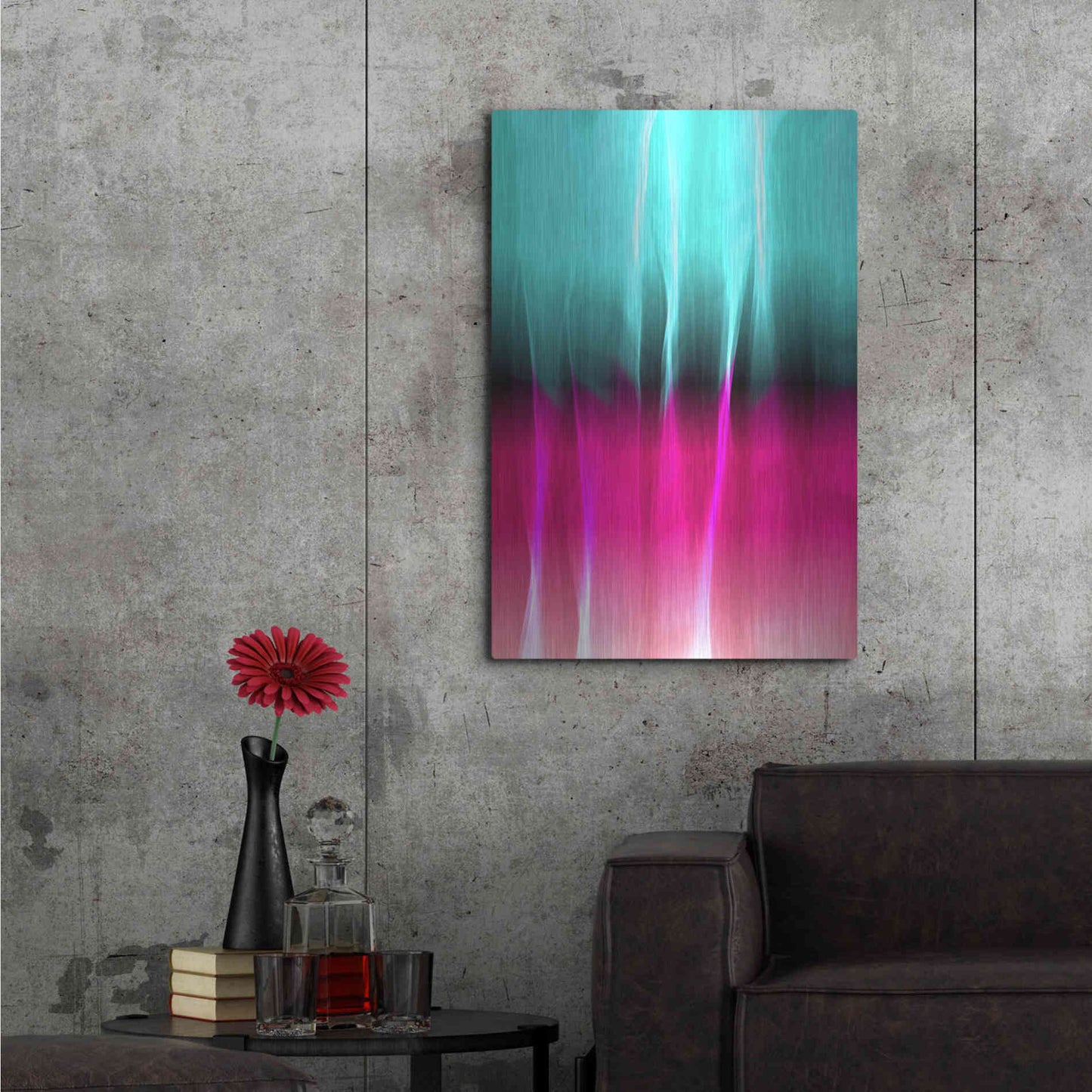 Luxe Metal Art 'Mysterious Light 6' by Irena Orlov, Metal Wall Art,24x36