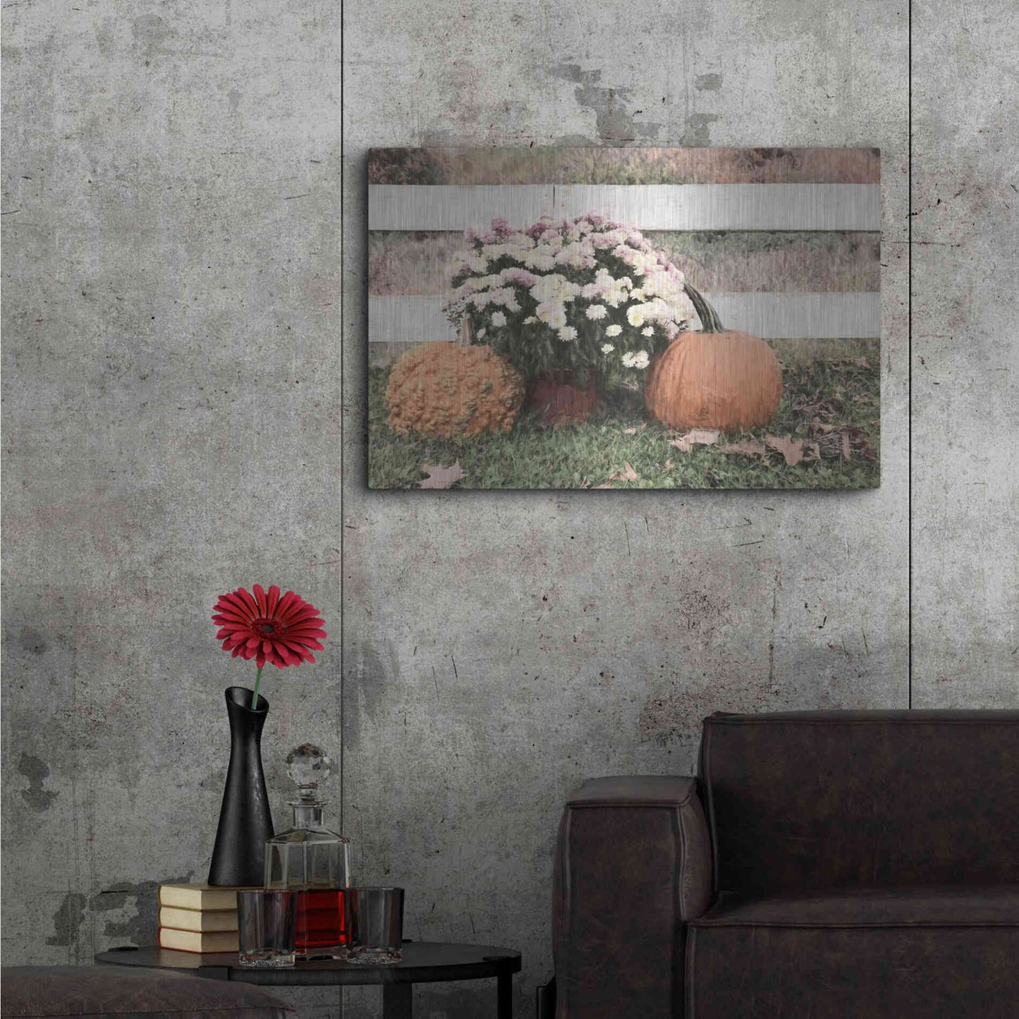 Luxe Metal Art 'Fall Display II' by Lori Deiter, Metal Wall Art,36x24