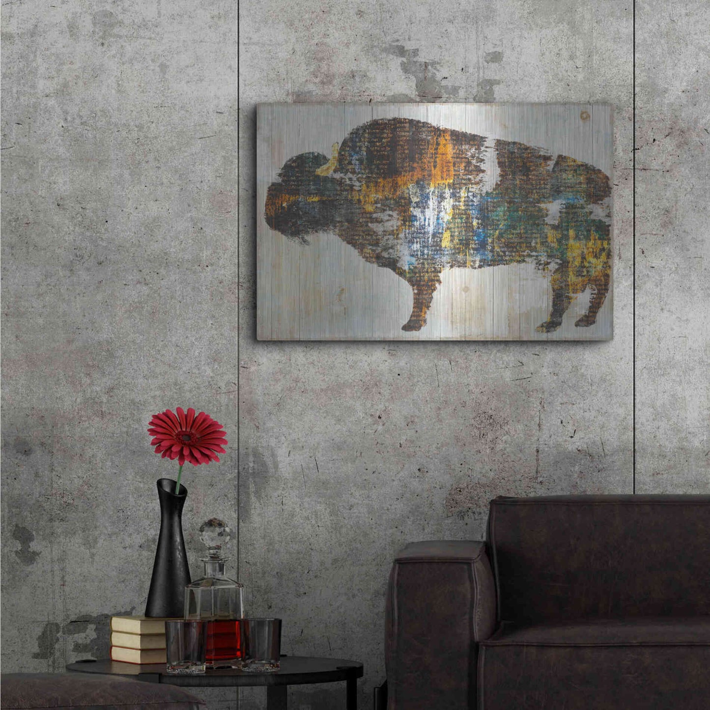 Luxe Metal Art 'Free Spirit II Crop' by Sue Schlabach, Metal Wall Art,36x24