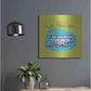 Luxe Metal Art 'Colorful Coffee Cafe Parisien No Border' by Sue Schlabach, Metal Wall Art,24x24