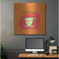 Luxe Metal Art 'Colorful Coffee Espresso No Border' by Sue Schlabach, Metal Wall Art,36x36