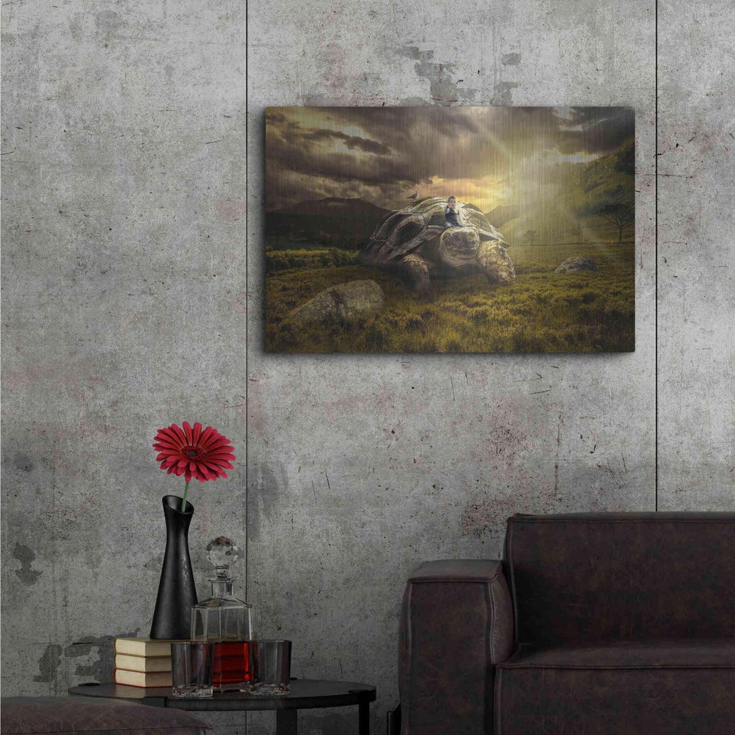 Luxe Metal Art 'Onward' by Alan, Metal Wall Art,36x24