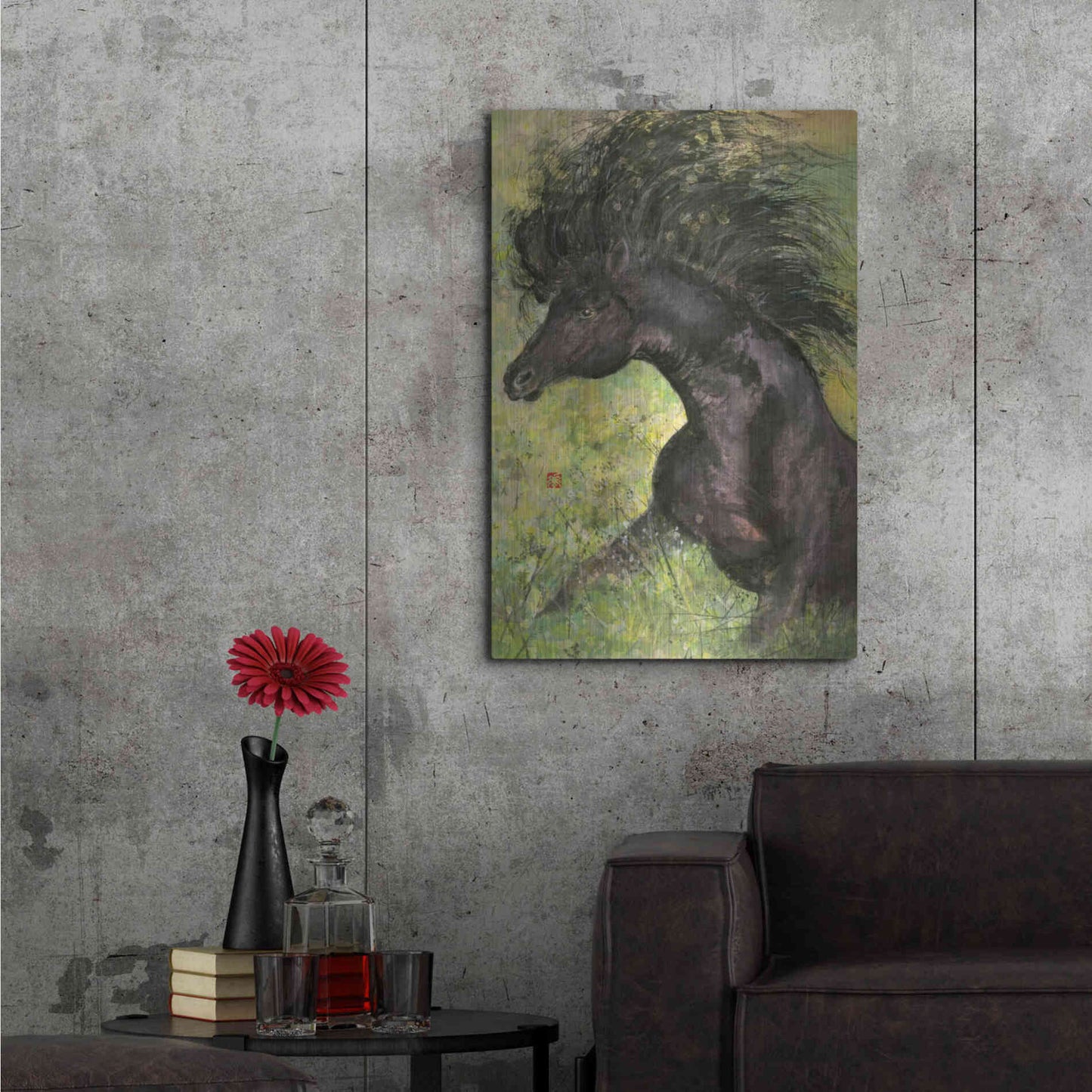 Luxe Metal Art 'Spirit' by River Han, Metal Wall Art,24x36