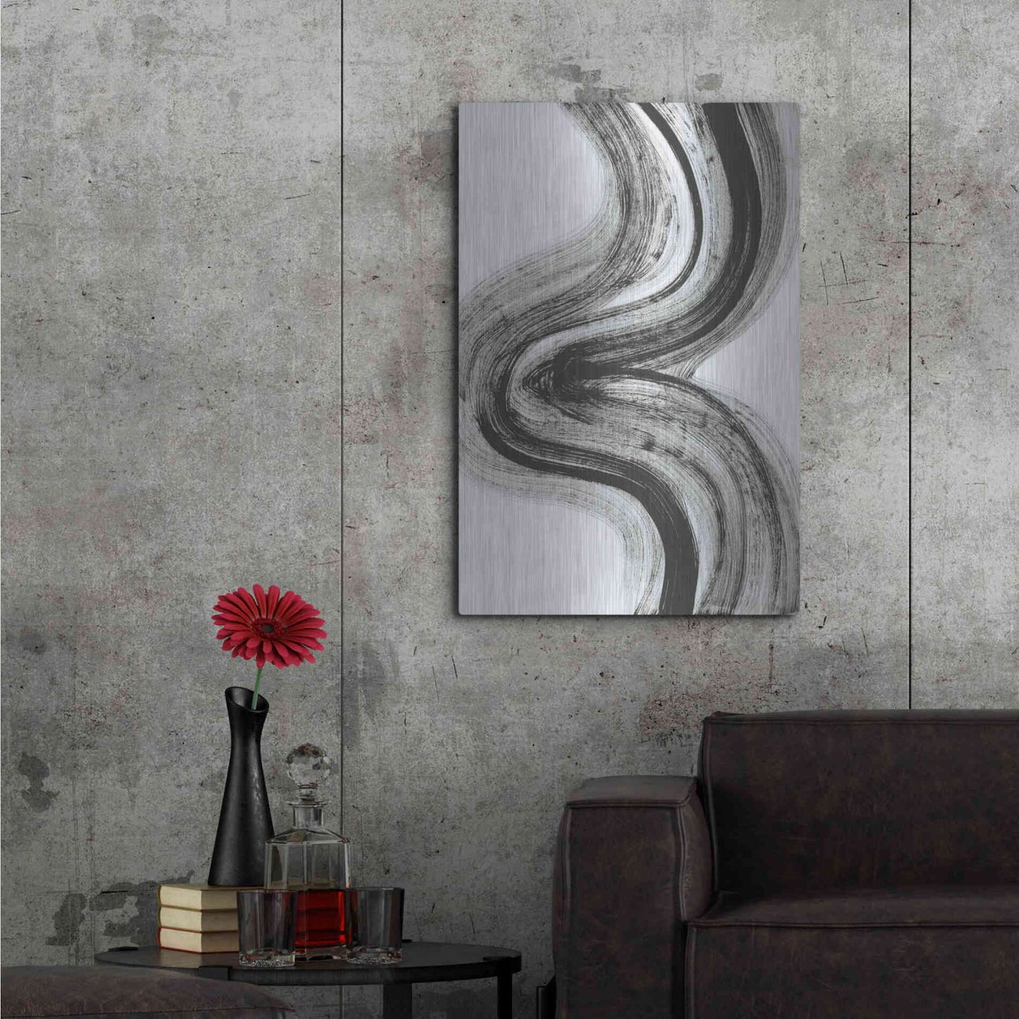 Luxe Metal Art 'Shakane1' Metal Wall Art,24x36