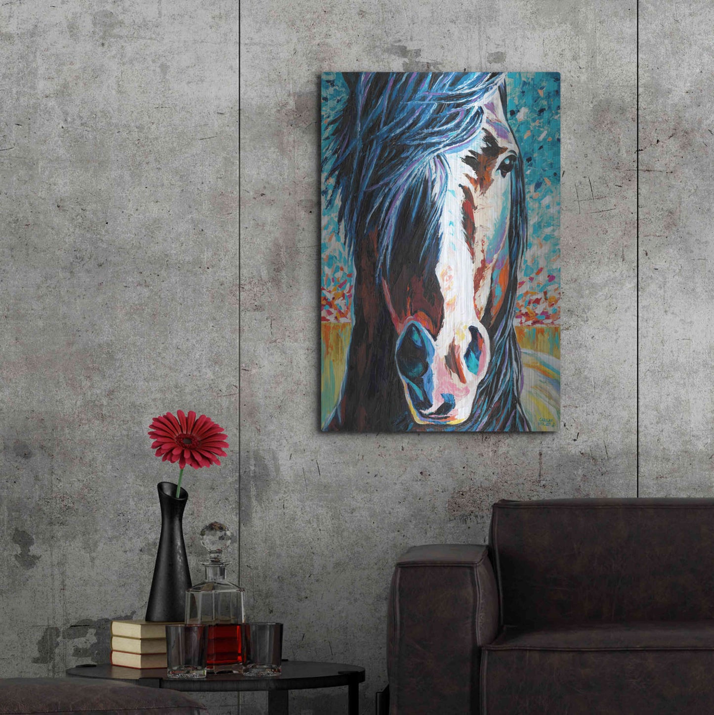 Luxe Metal Art 'Wild at Heart I' by Carolee Vitaletti Metal Wall Art,24x36