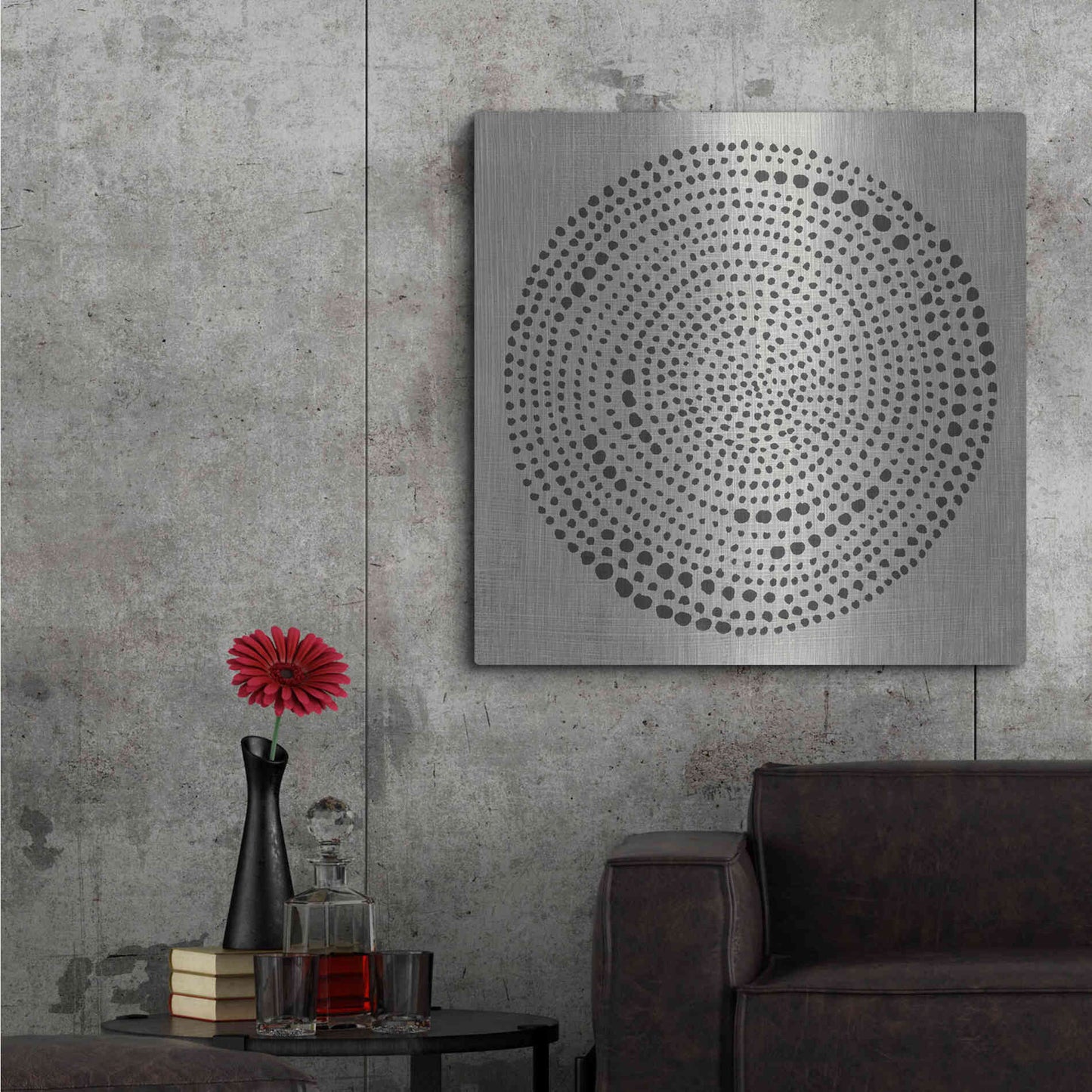 Luxe Metal Art 'Mythos I' by Chariklia Zarris Metal Wall Art,36x36