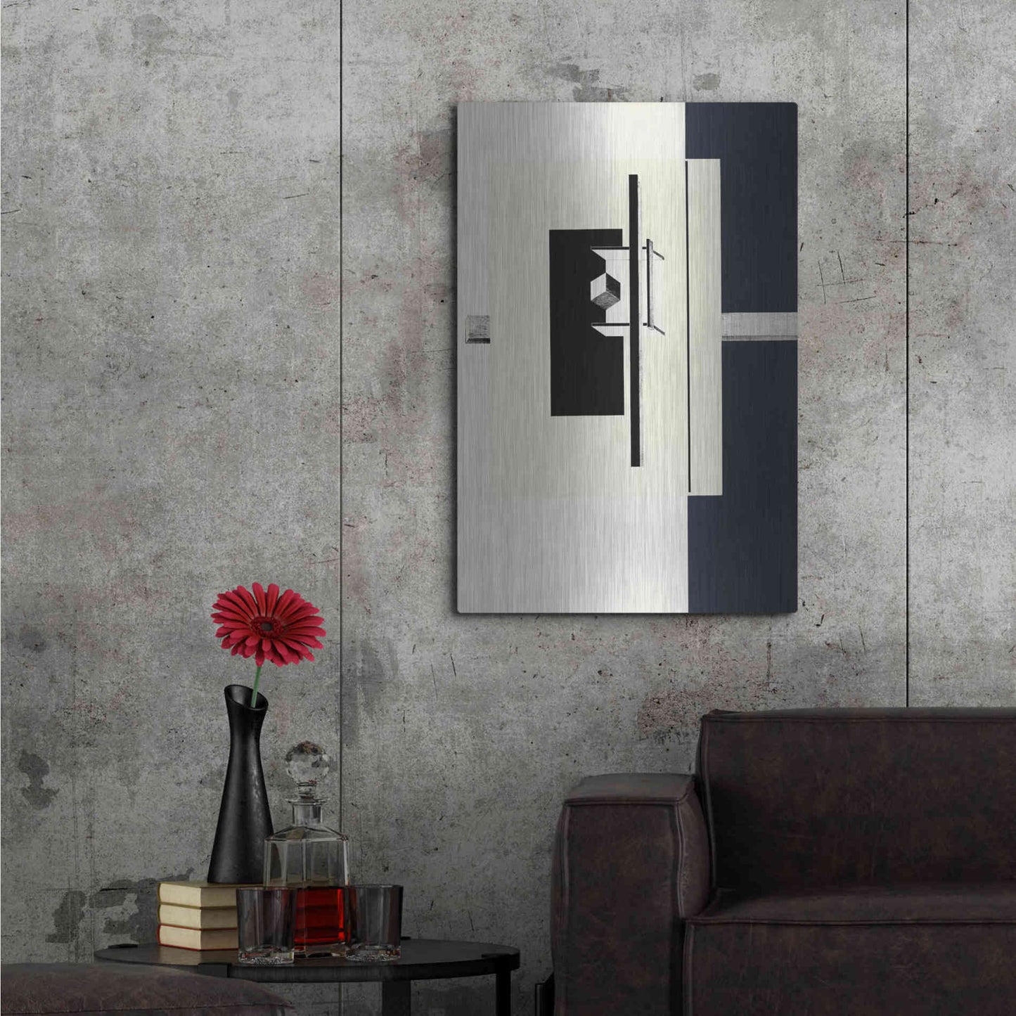 Luxe Metal Art '1o Kestnermappe Proun' by El Lissitzky, Metal Wall Art,24x36