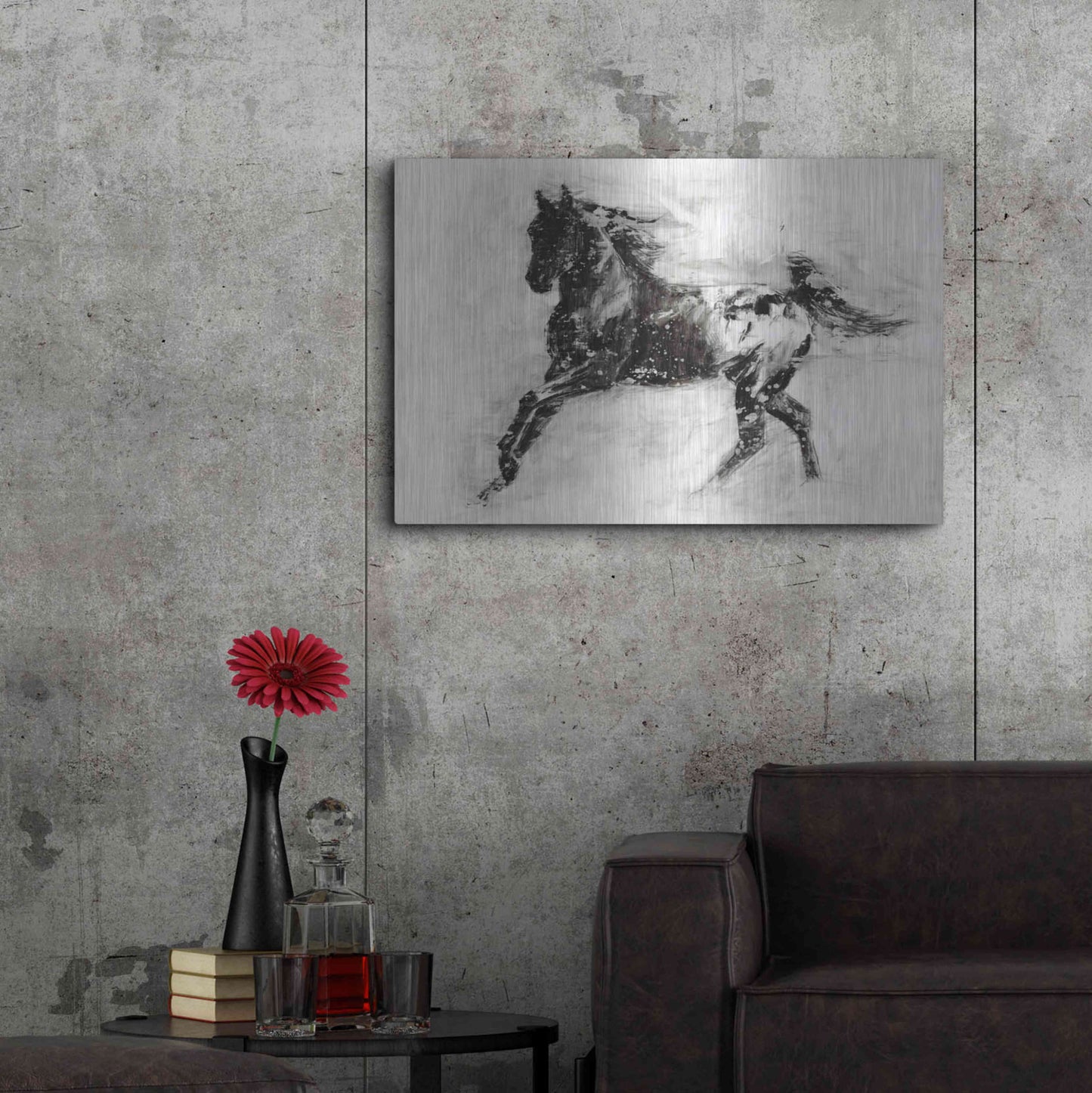 Luxe Metal Art 'Rustic Appaloosa II' by Ethan Harper Metal Wall Art,36x24