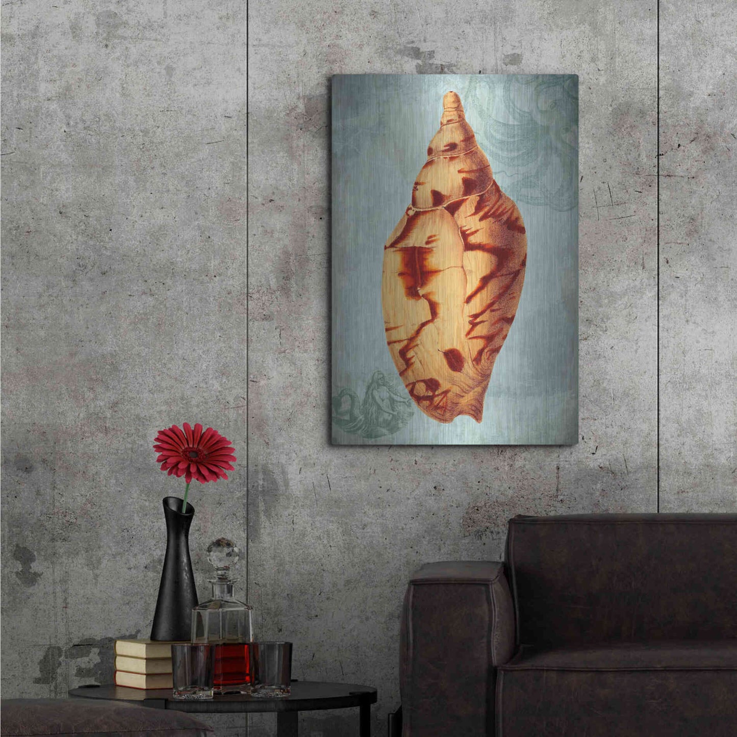 Luxe Metal Art 'Coastal Life Collection 2 d' by Fab Funky Metal Wall Art,24x36
