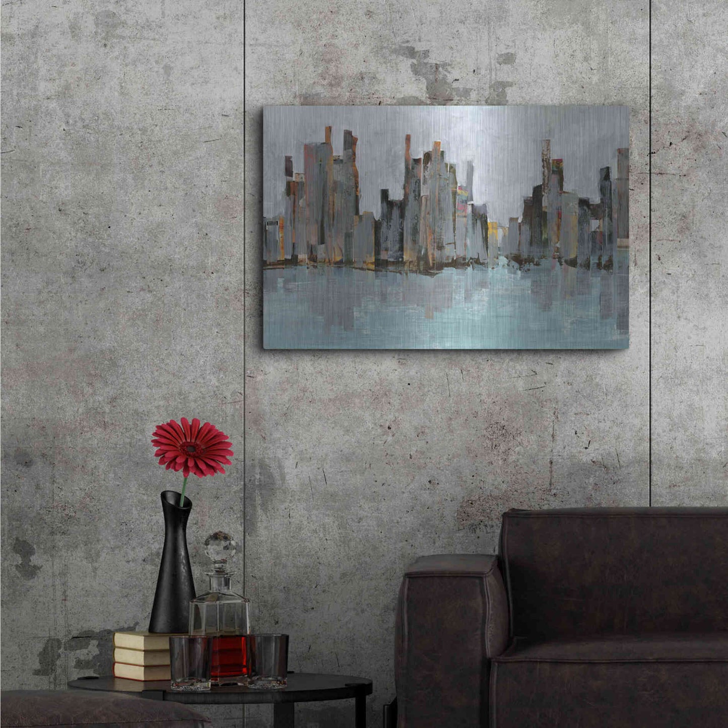 Luxe Metal Art 'Second City I' by Jarman Fagalde Metal Wall Art,36x24