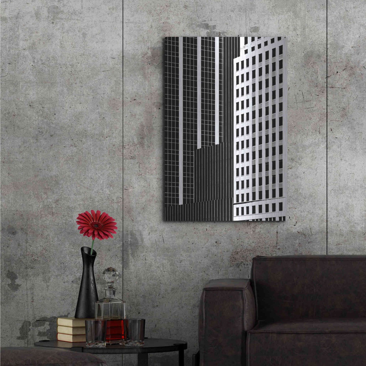 Luxe Metal Art 'NYC in Pure B&W II' by Jeff Pica Metal Wall Art,24x36