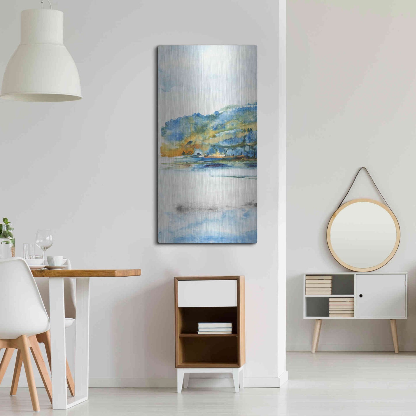 Luxe Metal Art 'Island Mist I' by Tim O'Toole Metal Wall Art,24x48