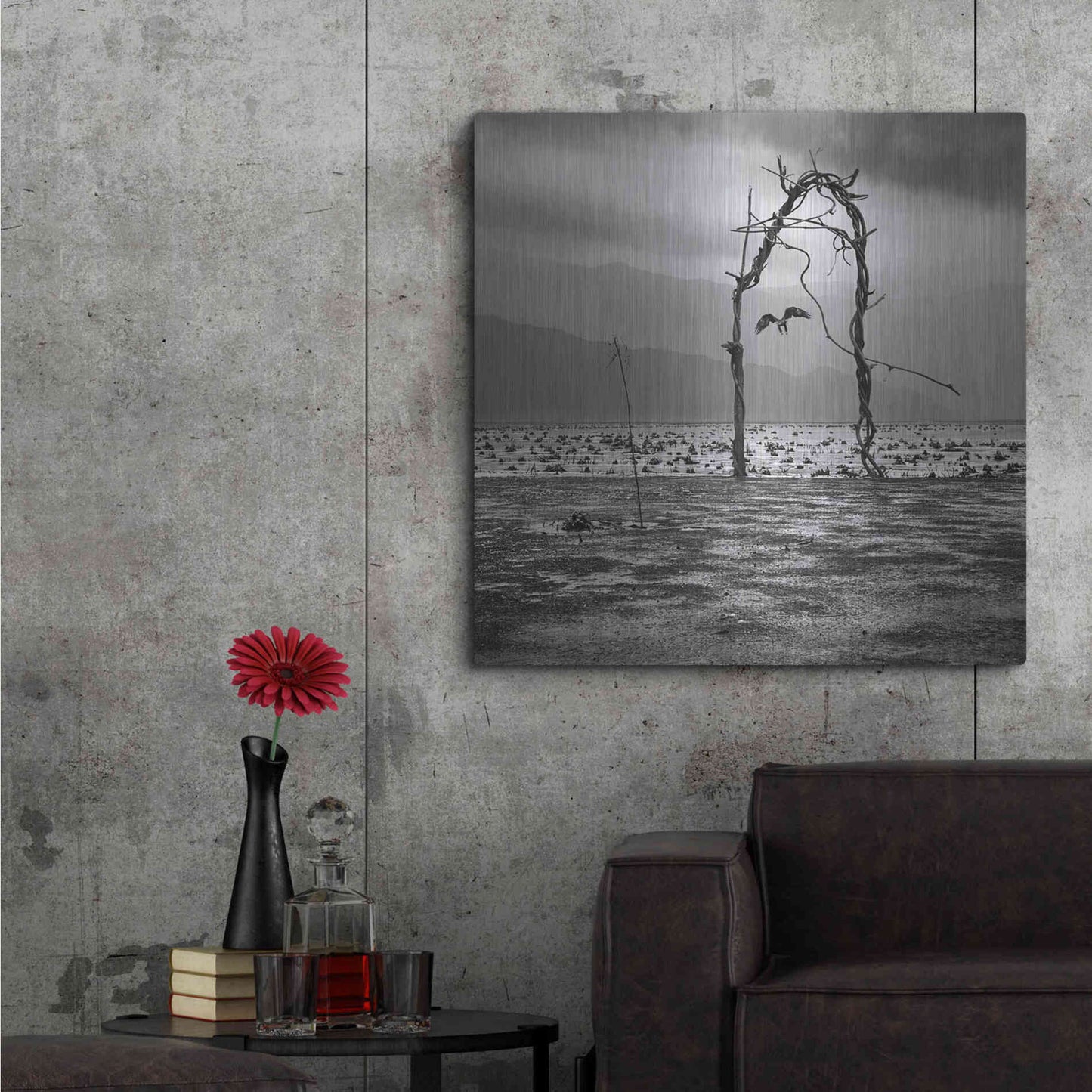 Luxe Metal Art 'Eagle' by Dariusz Klimczak, Metal Wall Art,36x36