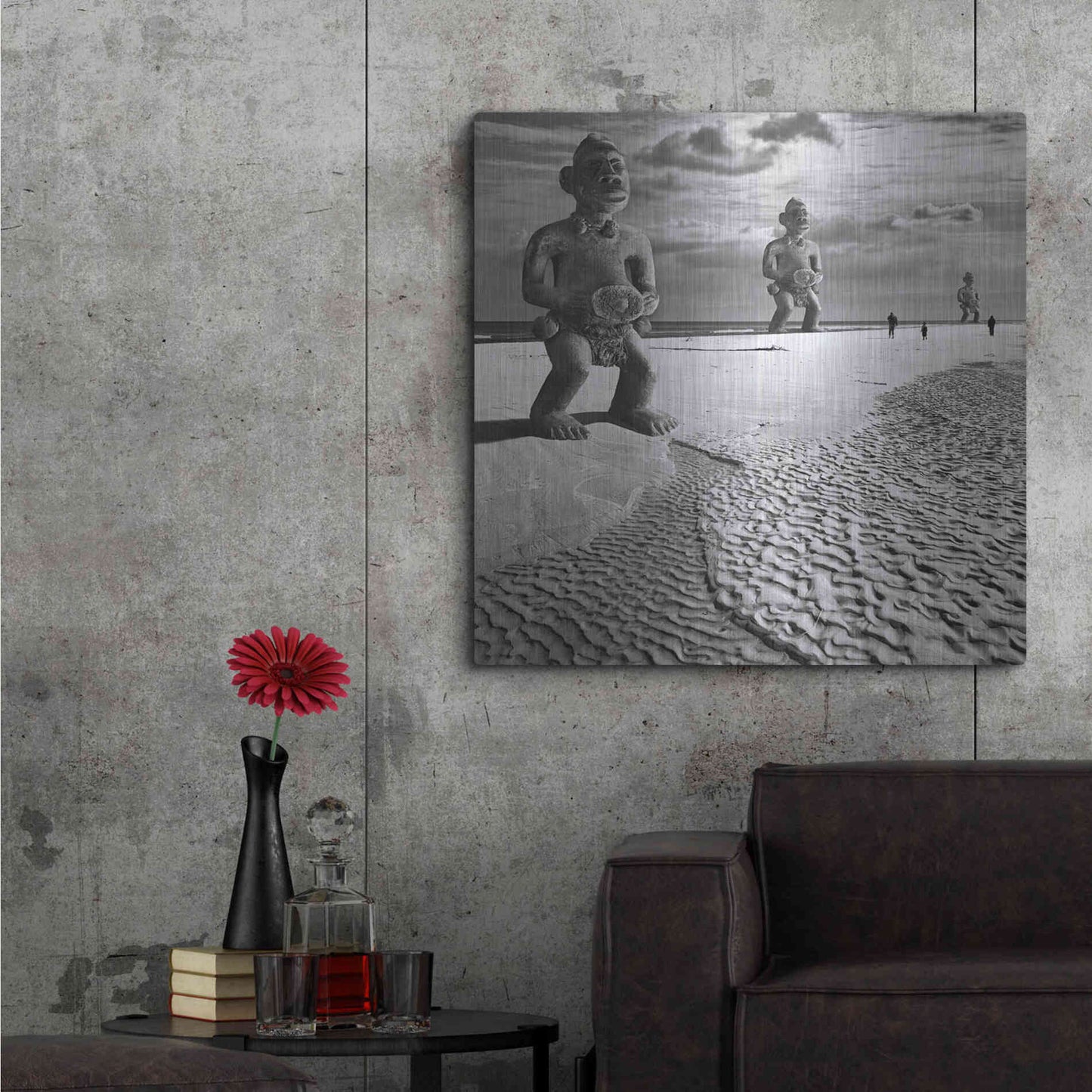 Luxe Metal Art 'Sextet' by Dariusz Klimczak, Metal Wall Art,36x36