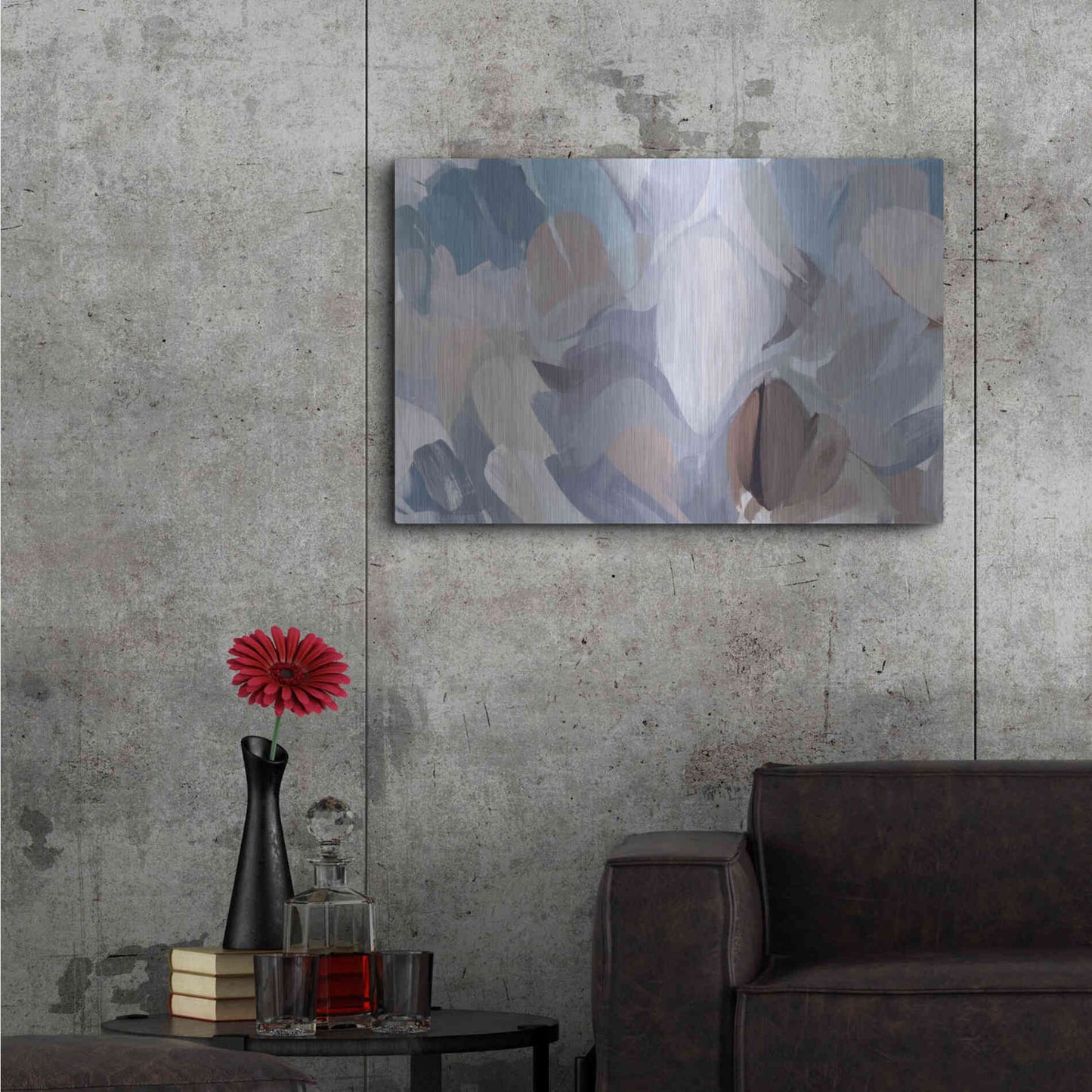 Luxe Metal Art 'The Color Movement 19' by Irena Orlov, Metal Wall Art,36x24