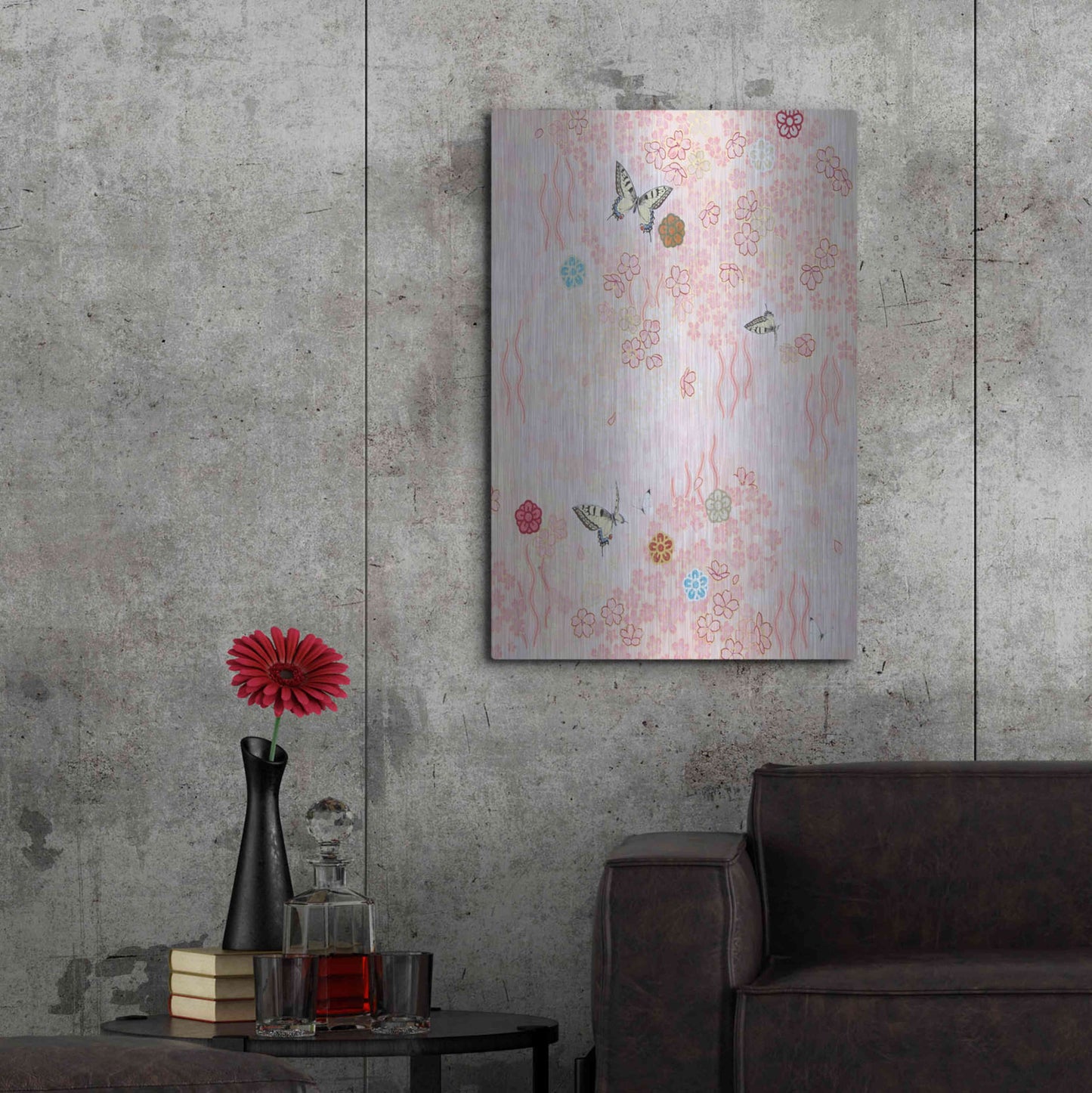 Luxe Metal Art 'Paradise of' by Zigen Tanabe, Metal Wall Art,24x36
