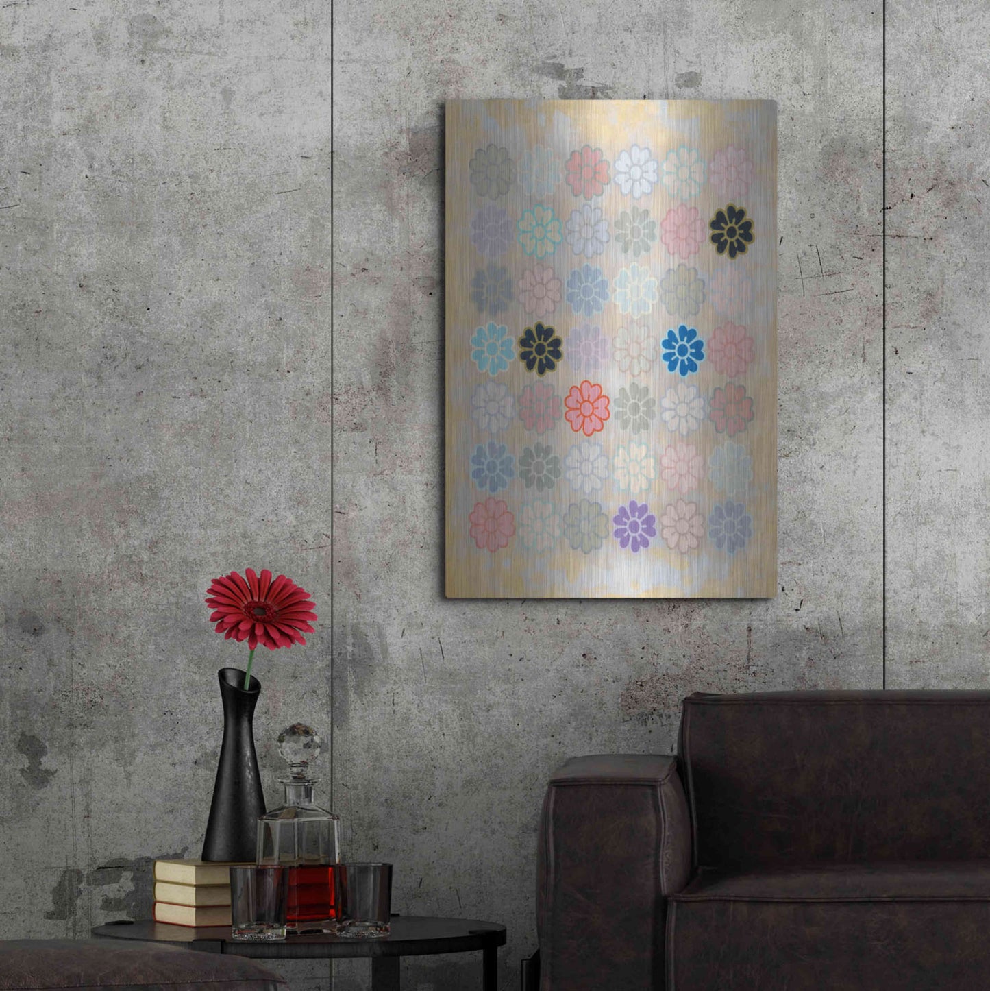 Luxe Metal Art 'Cherry Tree' by Zigen Tanabe, Metal Wall Art,24x36