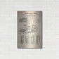 Luxe Metal Art 'Whiskey Pourer Blueprint Patent Parchment' Metal Wall Art,24x36